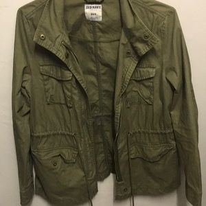 Old navy green utility jacket
